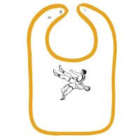 Infant Contrast Trim Terry Bib Thumbnail