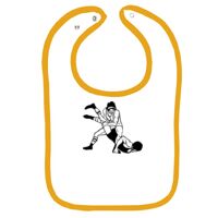 Infant Contrast Trim Terry Bib Thumbnail