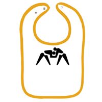 Infant Contrast Trim Terry Bib Thumbnail