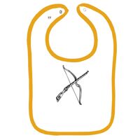 Infant Contrast Trim Terry Bib Thumbnail