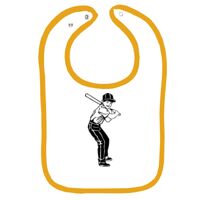 Infant Contrast Trim Terry Bib Thumbnail