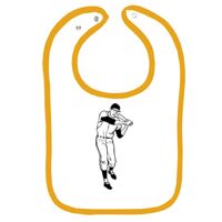 Infant Contrast Trim Terry Bib Thumbnail