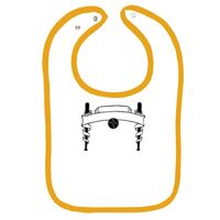 Infant Contrast Trim Terry Bib Thumbnail