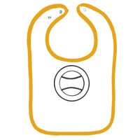 Infant Contrast Trim Terry Bib Thumbnail