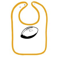 Infant Contrast Trim Terry Bib Thumbnail