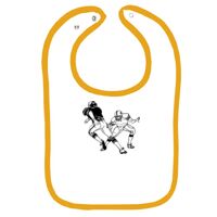 Infant Contrast Trim Terry Bib Thumbnail