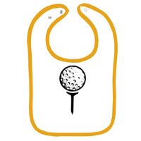 Infant Contrast Trim Terry Bib Thumbnail