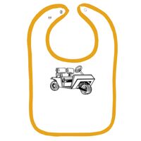 Infant Contrast Trim Terry Bib Thumbnail