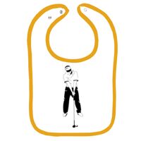 Infant Contrast Trim Terry Bib Thumbnail