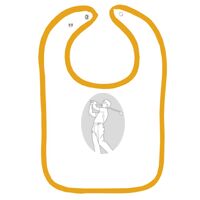 Infant Contrast Trim Terry Bib Thumbnail