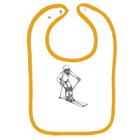 Infant Contrast Trim Terry Bib Thumbnail