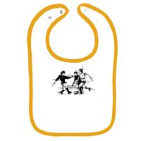 Infant Contrast Trim Terry Bib Thumbnail