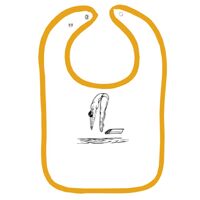 Infant Contrast Trim Terry Bib Thumbnail