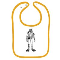 Infant Contrast Trim Terry Bib Thumbnail