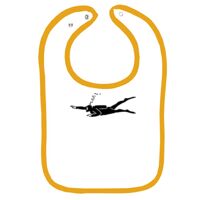 Infant Contrast Trim Terry Bib Thumbnail