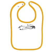 Infant Contrast Trim Terry Bib Thumbnail