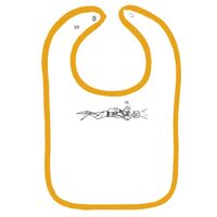 Infant Contrast Trim Terry Bib Thumbnail