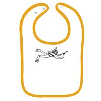 Infant Contrast Trim Terry Bib Thumbnail