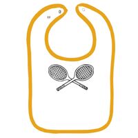 Infant Contrast Trim Terry Bib Thumbnail