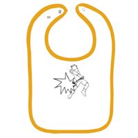 Infant Contrast Trim Terry Bib Thumbnail