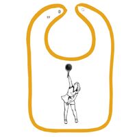 Infant Contrast Trim Terry Bib Thumbnail