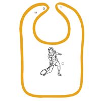 Infant Contrast Trim Terry Bib Thumbnail