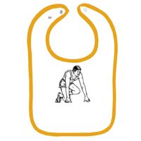 Infant Contrast Trim Terry Bib Thumbnail