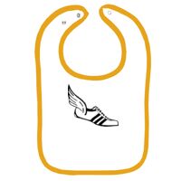 Infant Contrast Trim Terry Bib Thumbnail