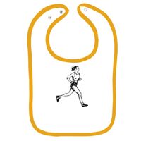 Infant Contrast Trim Terry Bib Thumbnail