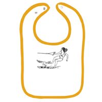 Infant Contrast Trim Terry Bib Thumbnail