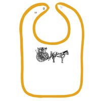 Infant Contrast Trim Terry Bib Thumbnail