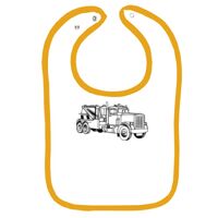 Infant Contrast Trim Terry Bib Thumbnail