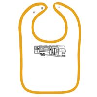 Infant Contrast Trim Terry Bib Thumbnail