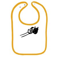 Infant Contrast Trim Terry Bib Thumbnail