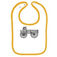 Infant Contrast Trim Terry Bib Thumbnail