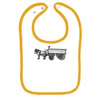 Infant Contrast Trim Terry Bib Thumbnail