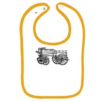 Infant Contrast Trim Terry Bib Thumbnail