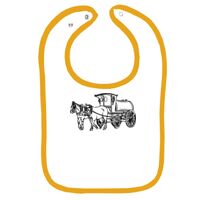 Infant Contrast Trim Terry Bib Thumbnail