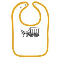 Infant Contrast Trim Terry Bib Thumbnail