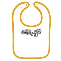 Infant Contrast Trim Terry Bib Thumbnail