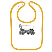 Infant Contrast Trim Terry Bib Thumbnail