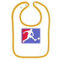 Infant Contrast Trim Terry Bib Thumbnail