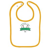 Infant Contrast Trim Terry Bib Thumbnail