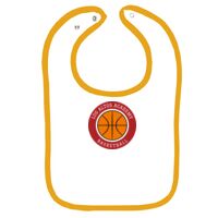 Infant Contrast Trim Terry Bib Thumbnail