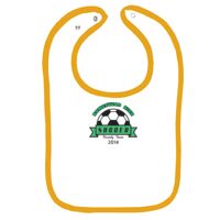 Infant Contrast Trim Terry Bib Thumbnail