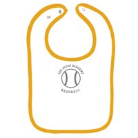 Infant Contrast Trim Terry Bib Thumbnail