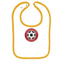 Infant Contrast Trim Terry Bib Thumbnail