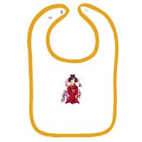 Infant Contrast Trim Terry Bib Thumbnail