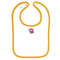 Infant Contrast Trim Terry Bib Thumbnail