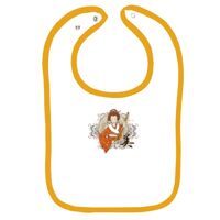 Infant Contrast Trim Terry Bib Thumbnail